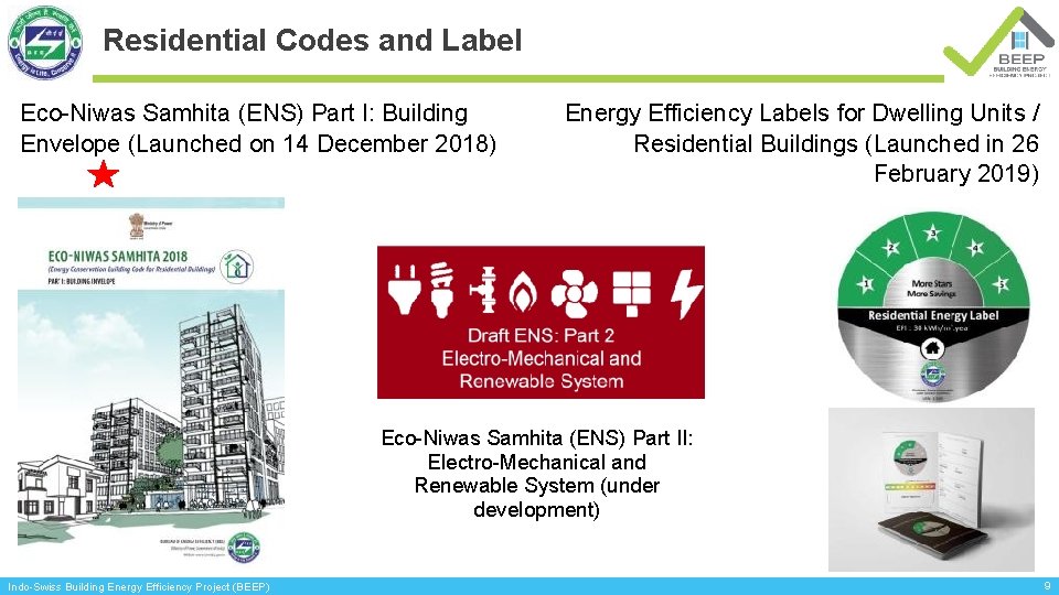 Residential Codes and Label Eco-Niwas Samhita (ENS) Part I: Building Envelope (Launched on 14