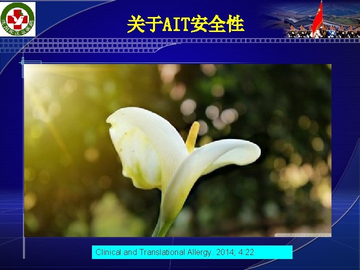 关于AIT安全性 Clinical and Translational Allergy. 2014; 4: 22 