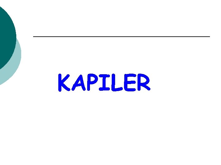 KAPILER 