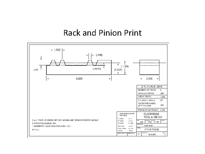 Rack and Pinion Print 