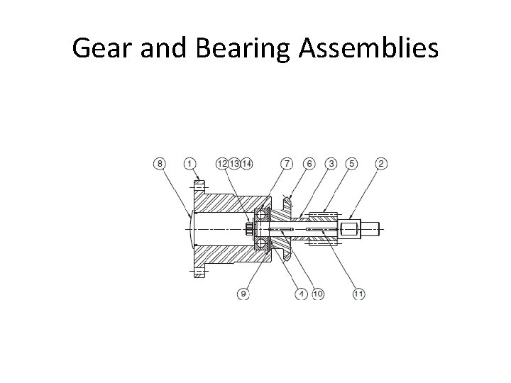 Gear and Bearing Assemblies 