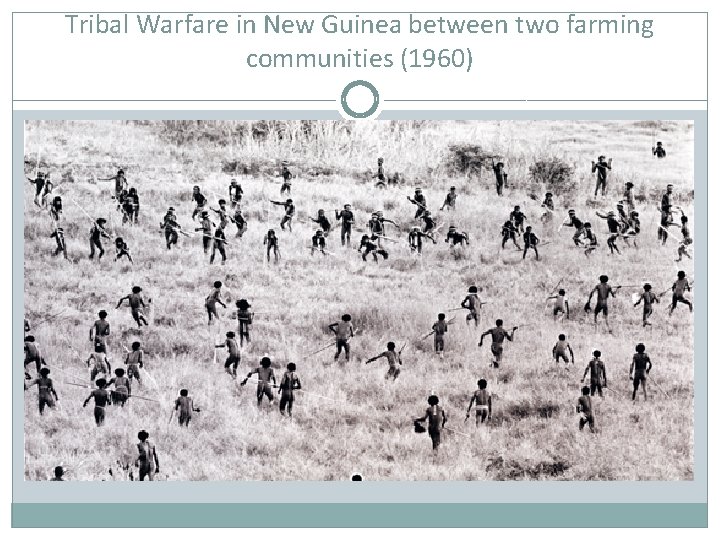 Tribal Warfare in New Guinea between two farming communities (1960) 