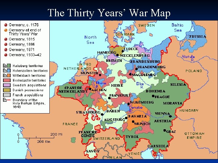 The Thirty Years’ War Map 