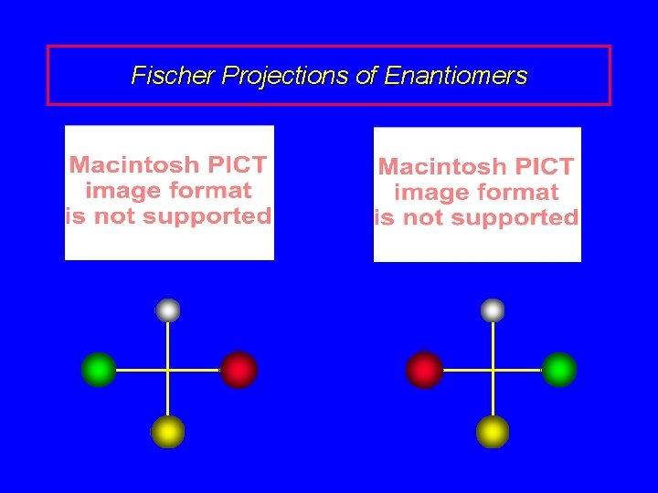 Fischer Projections of Enantiomers 