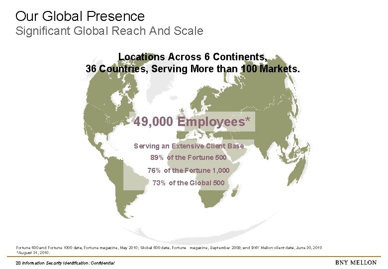 Our Global Presence Significant Global Reach And Scale Locations Across 6 Continents, 36 Countries,