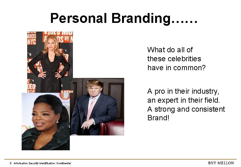 Personal Branding…… What do all of these celebrities have in common? A pro in
