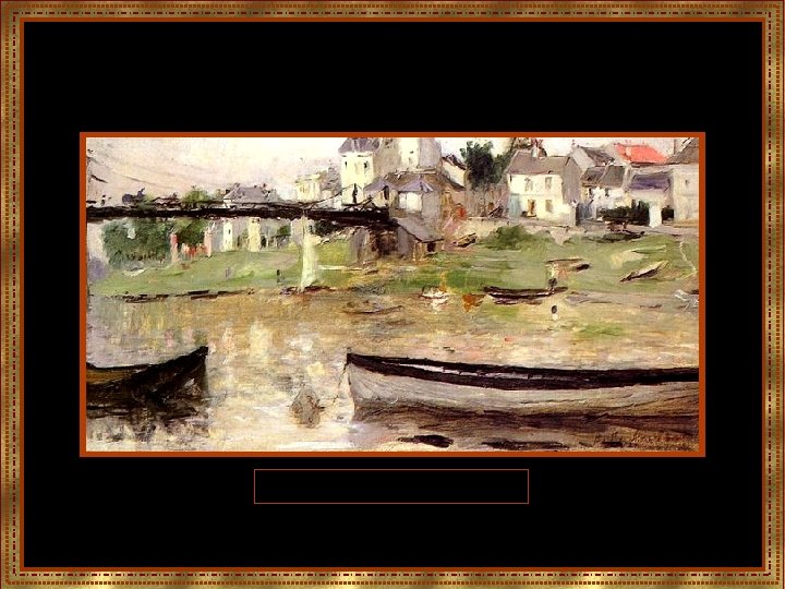 Boats on the Seine, Oil on canvas, c. 1880 Public collection 