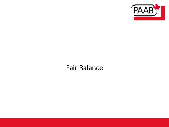 Fair Balance 