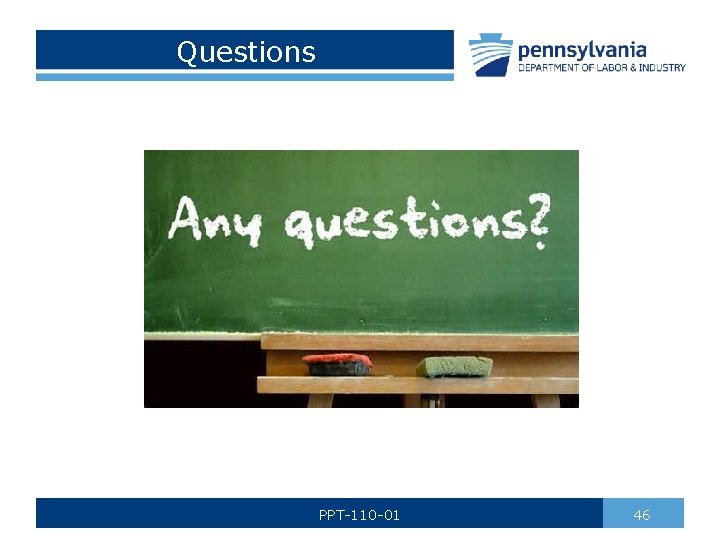 Questions PPT-110 -01 46 