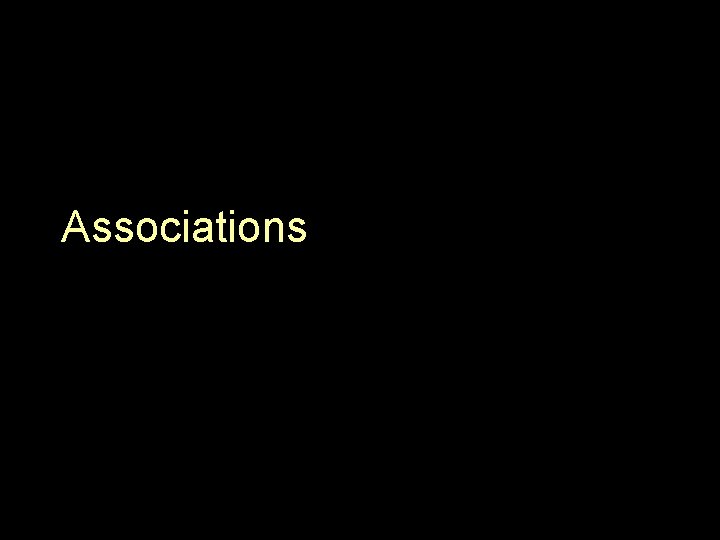 Associations 