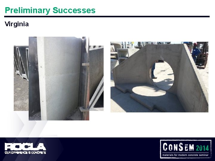 Preliminary Successes Virginia 