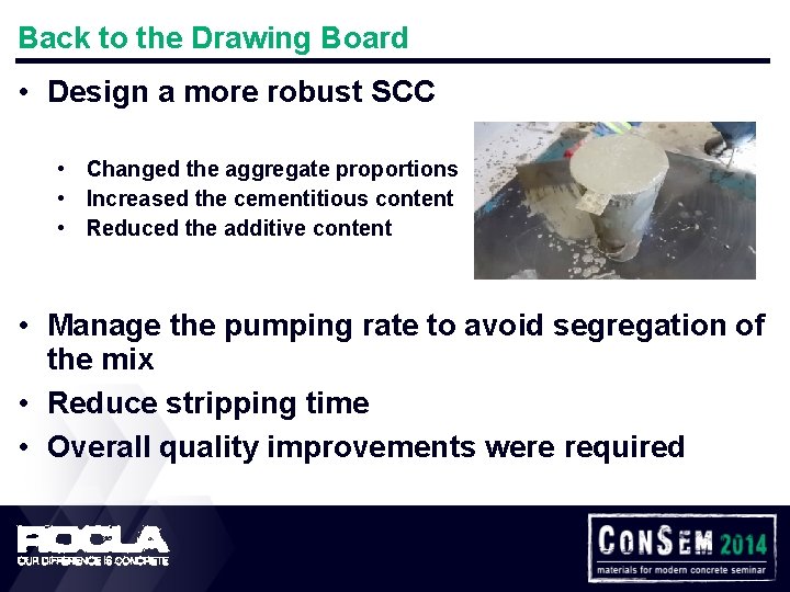 Back to the Drawing Board • Design a more robust SCC • Changed the
