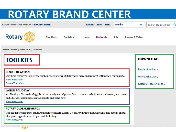 ROTARY BRAND CENTER 23 