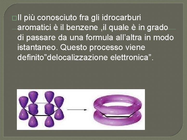 �Il più conosciuto fra gli idrocarburi aromatici è il benzene , il quale è