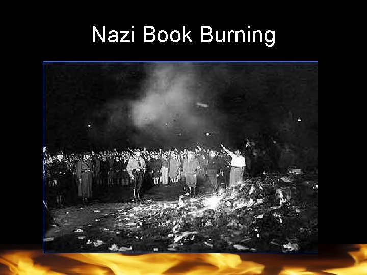 Nazi Book Burning 