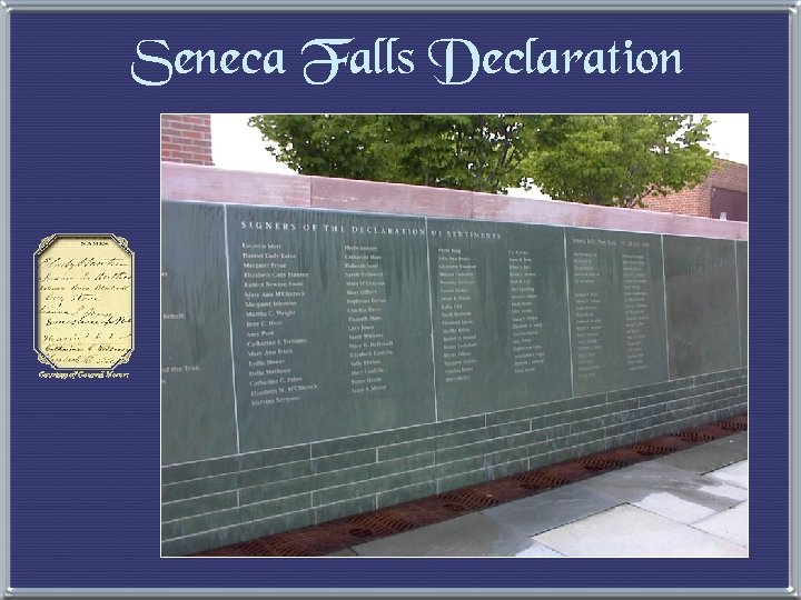 Seneca Falls Declaration 