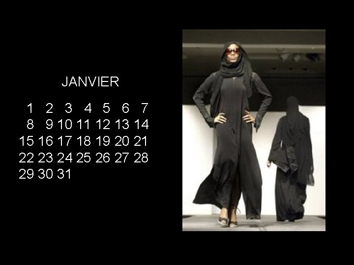 JANVIER 01 02 03 04 05 06 07 08 09 10 11 12 13