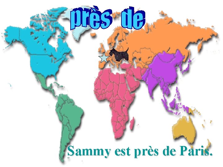 Sammy est près de Paris. 