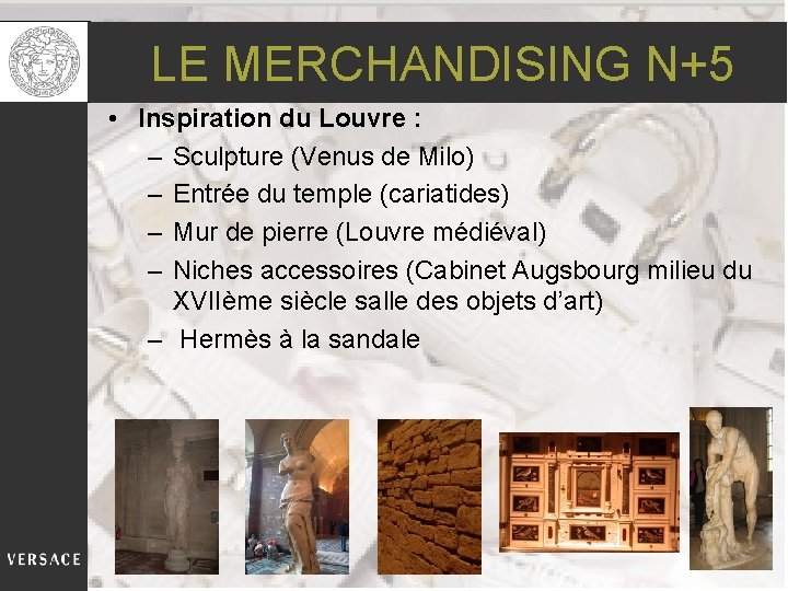 LE MERCHANDISING N+5 • Inspiration du Louvre : – Sculpture (Venus de Milo) –