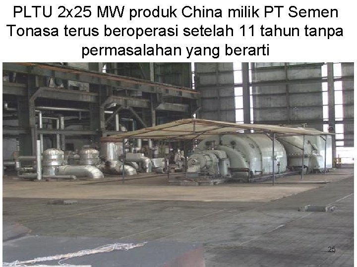 PLTU 2 x 25 MW produk China milik PT Semen Tonasa terus beroperasi setelah