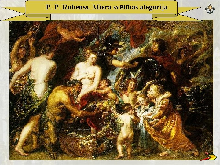P. P. Rubenss. Miera svētības alegorija 