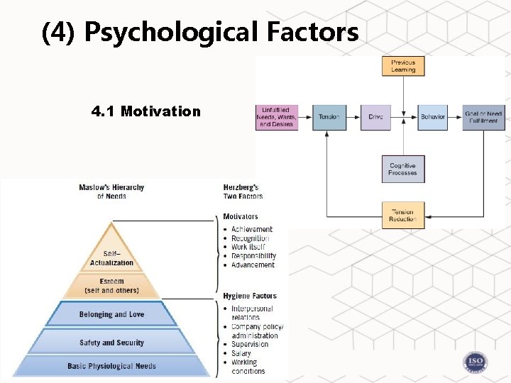 (4) Psychological Factors 4. 1 Motivation 