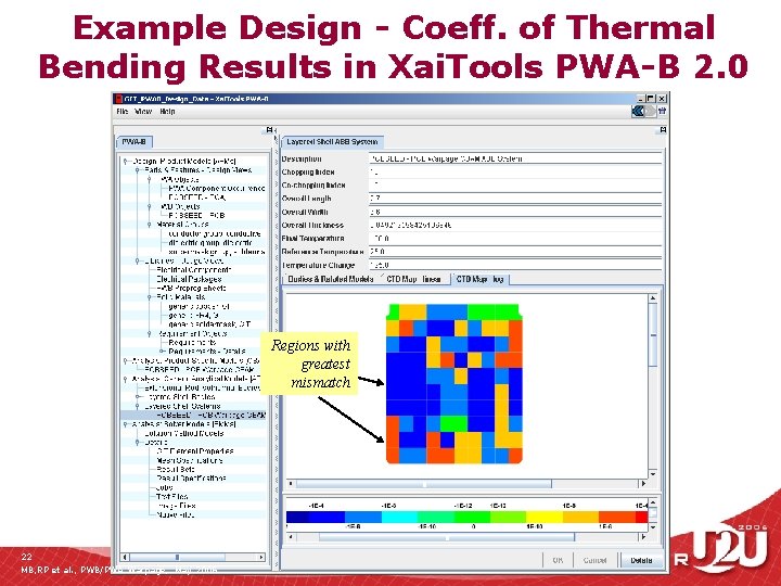 Example Design - Coeff. of Thermal Bending Results in Xai. Tools PWA-B 2. 0