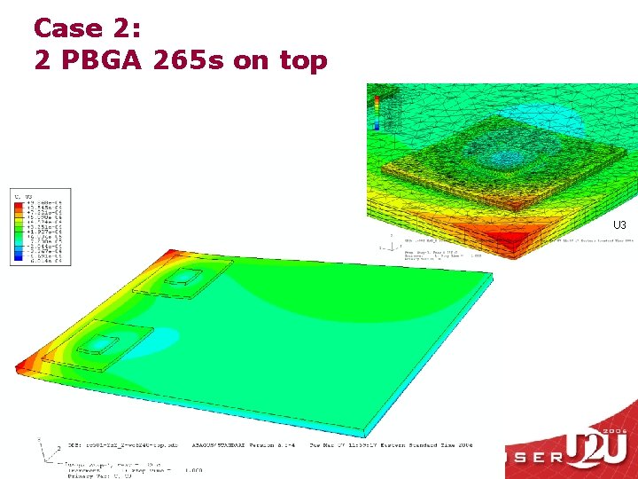 Case 2: 2 PBGA 265 s on top U 3 37 MB, RP et