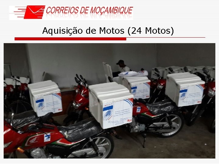 Aquisição de Motos (24 Motos) 