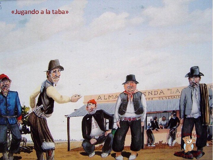  «Jugando a la taba» 