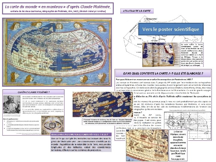 La carte du monde « en manteau » d’après Claude Ptolémée, extraite de Nicolaus