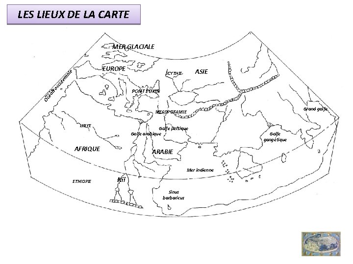 LES LIEUX DE LA CARTE MER GLACIALE ASIE SCYTHIE oc cid en t al