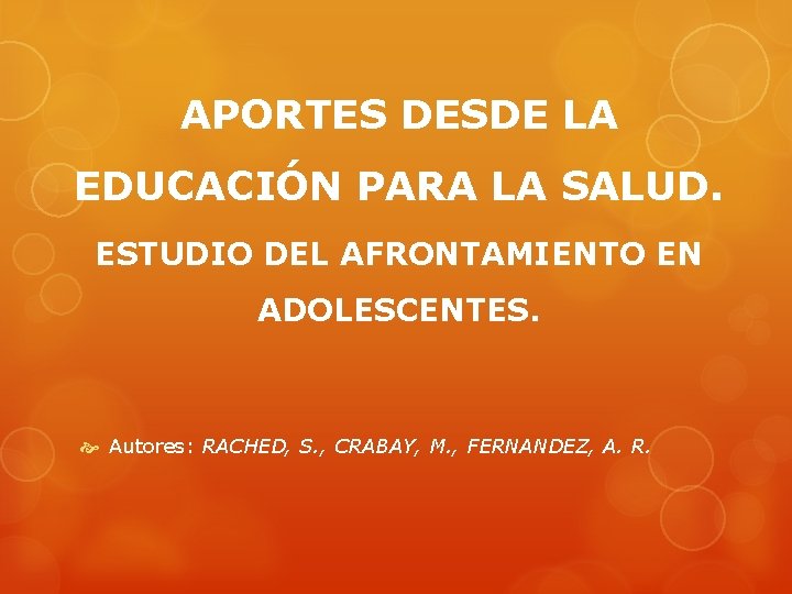 CONGRESO LATINOAMERICANO DE SALUD PBLICA 2012 VIII Jornadas