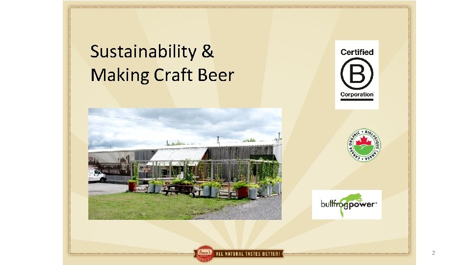 Sustainability & Making Craft Beer 2 