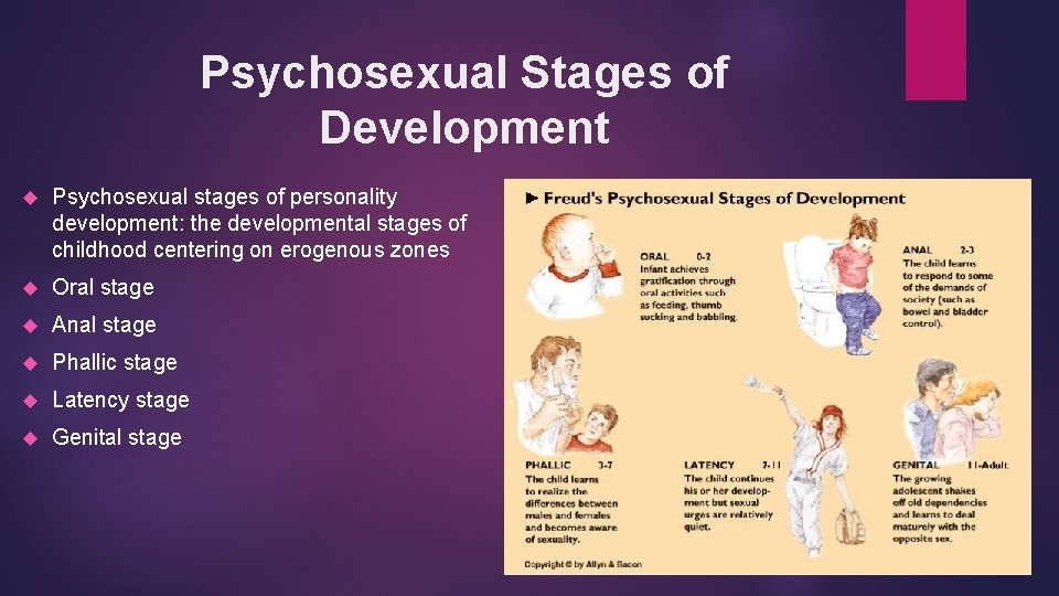 Psychosexual Stages of Development Psychosexual stages of personality development: the developmental stages of childhood