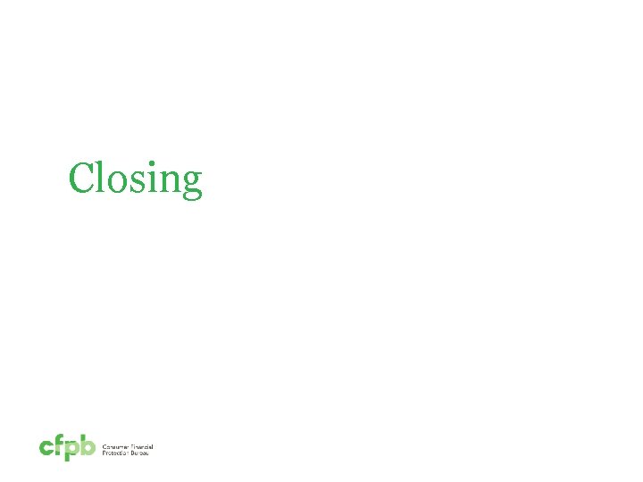 Closing 