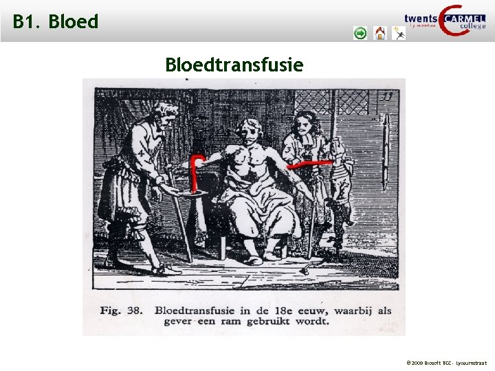 B 1. Bloedtransfusie © 2009 Biosoft TCC - Lyceumstraat 