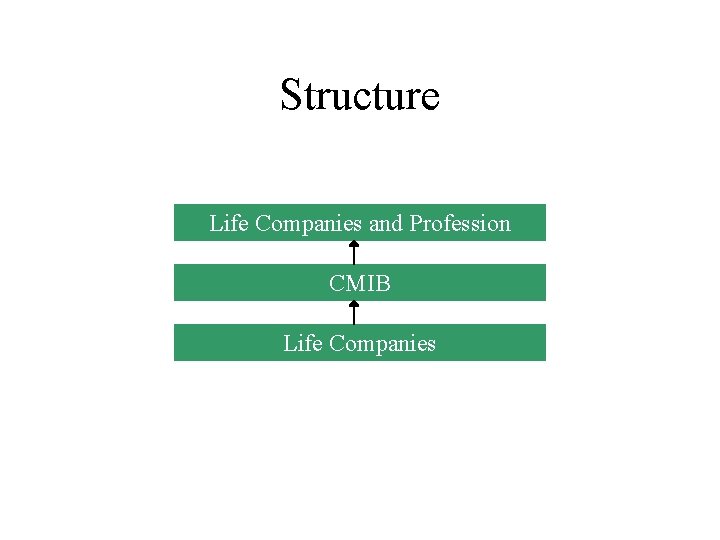 Structure Life Companies and Profession CMIB Life Companies 