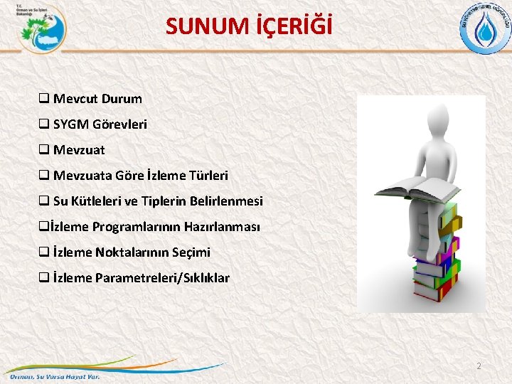 SUNUM İÇERİĞİ q Mevcut Durum q SYGM Görevleri q Mevzuata Göre İzleme Türleri q