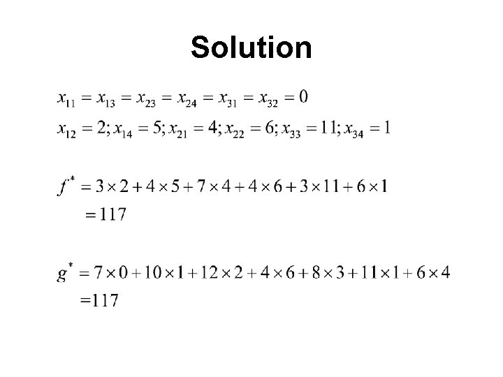 Solution 