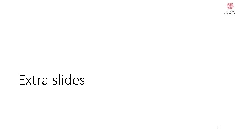 Extra slides 24 