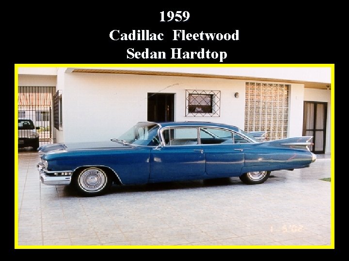 1959 Cadillac Fleetwood Sedan Hardtop 