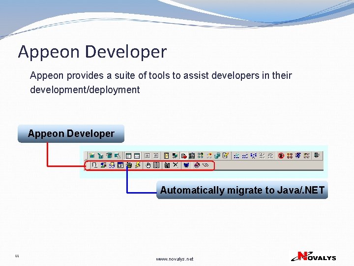 Appeon Developer Appeon provides a suite of tools to assist developers in their development/deployment