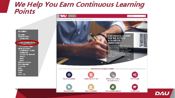 We Help You Earn Continuous Learning Points 