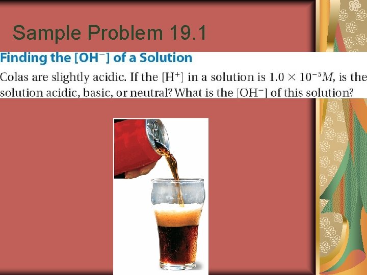 Sample Problem 19. 1 