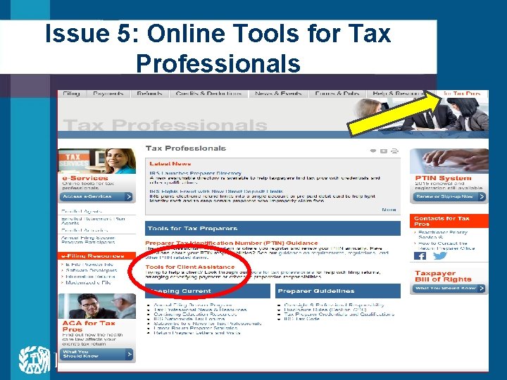 Issue 5: Online Tools for Tax Professionals 