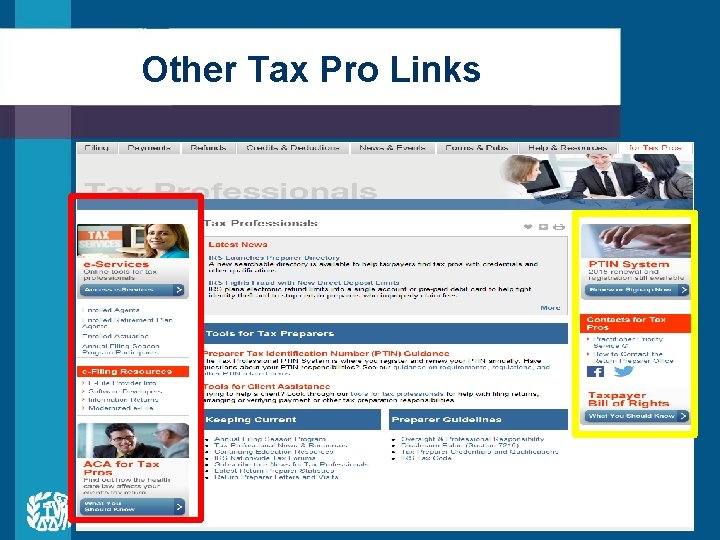 Other Tax Pro Links 