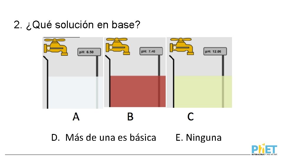 2. ¿Qué solución en base? D. Más de una es básica E. Ninguna 