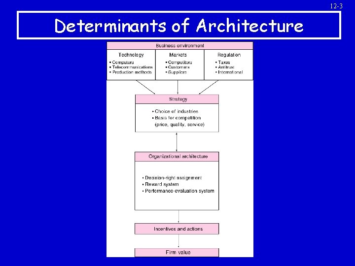 12 -3 Determinants of Architecture 