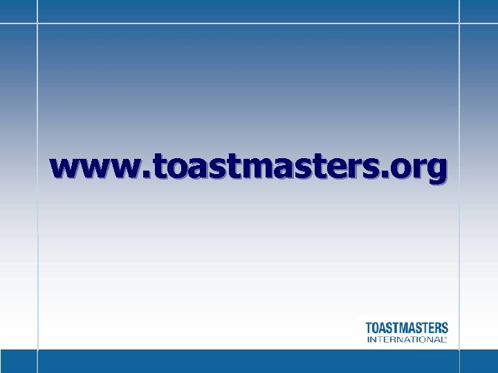 www. toastmasters. org 